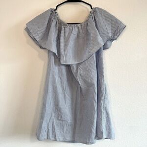 ZARA Women’s Blue &‎ White Striped Dress Size 5